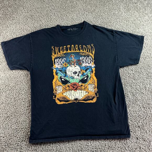 Tree Hugger Nation Shirt Mens Extra Large Black Orange Sweetdreams Dynamite - Picture 2 of 13